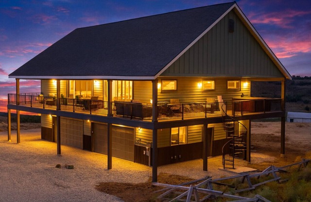 Modern cabin with private dock
