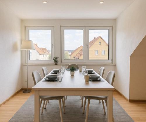 Modern Flat Karlsruhe - Waschmaschine, Fußbodenheizung, Regendusche