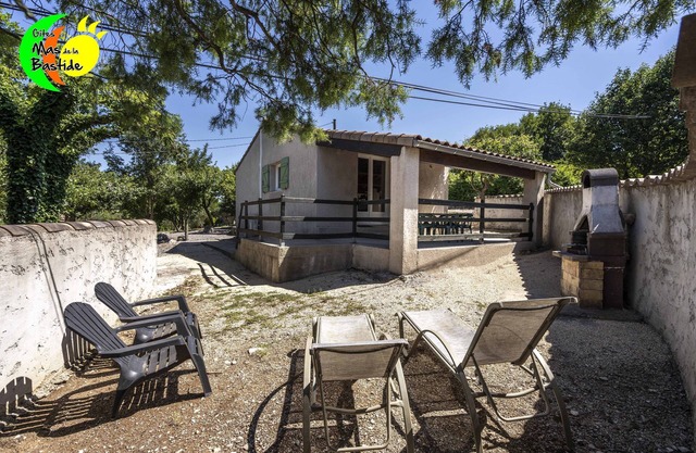 Modern gîte, Swimming pools, Playground, Enclosed village with trees