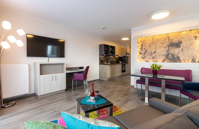 Modern vacation apartment with balcony in Ibbenbüren