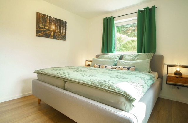 Modern vacation apartment (60sqm) for 4 people with garden access