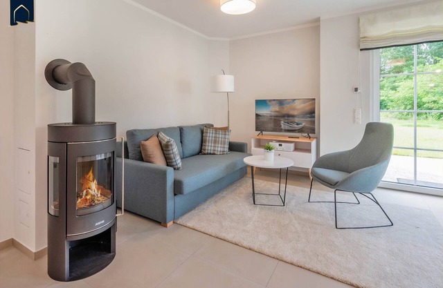 Modern vacation home in a fishing village with sauna & garden view - rural & luxurious