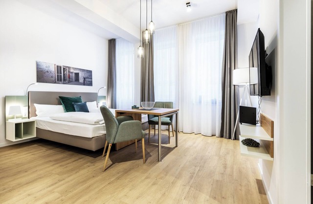 Modernes Apartment für Zwei Personen Inmitten des Alten Hafen von Wismar Gelegen