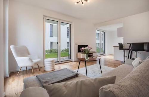 Modernes und wunderschönes Loft mit Terrasse, Gartenblick in Greifswald