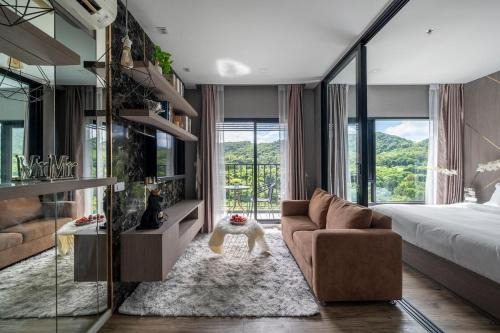 Mountain-view 1BR 9F Sriracha byน้องมังคุด NoParking