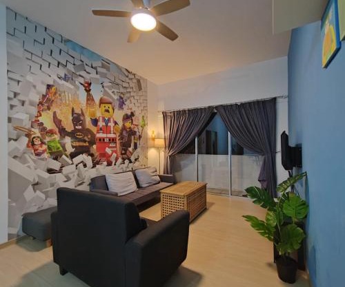 Muji Style brick themed Cameron Highland Homestay FREE Netflix