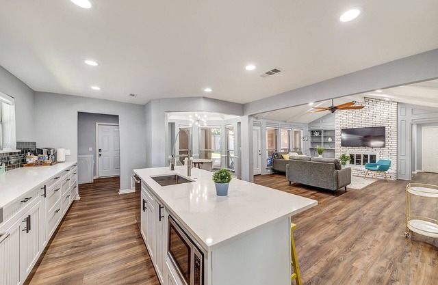 Near Highways, Family-friendly, King bed, Remote work, Foosball, Grill, Games
