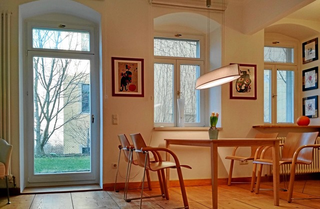 Neustadt-Paradies, apartment with terrace in the Kunsthofpassage