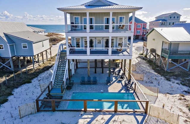 Never Blue Your Beachfront Escape 6 bedrooms 6.5 baths Private Heated Pool by Prickett Properties