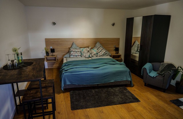 New building, upscale furnishings, Moselle view