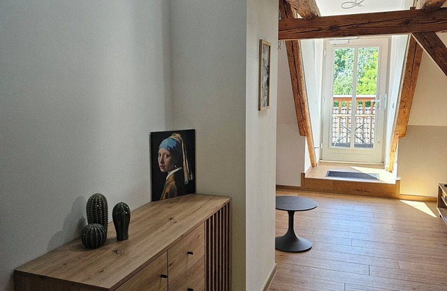 New, cozy vacation apartment in the attic with sleeping gallery, near Ammersee