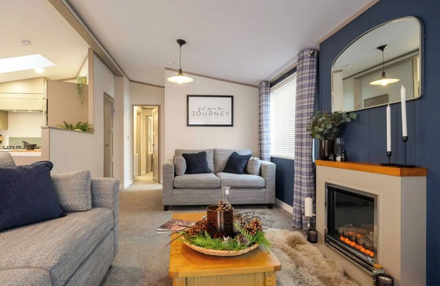 New for 2023 this new Luxury and stylish lodge has all the mod cons.