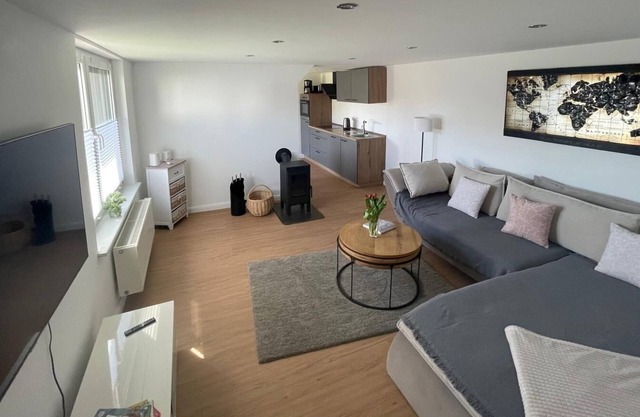 NEW renovated vacation apartment in a quiet location (large fenced property)