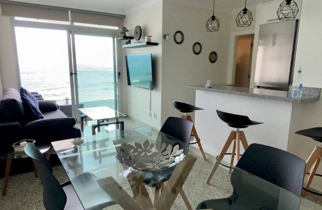 Nice apartment with large terrace facing the sea