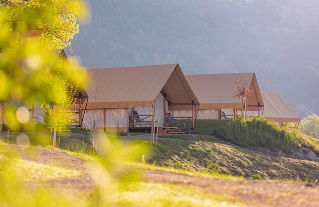 Nice safari tent with airco