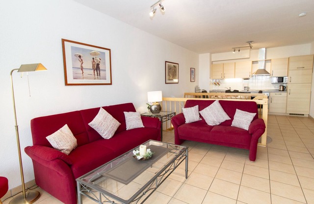 North Sea view apartment 5-57m² in the Grimmershörnbucht, near Alte Liebe