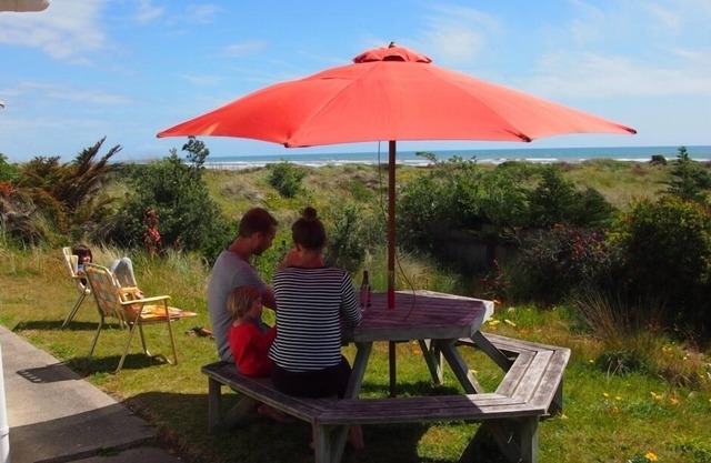 Ocean-front beach house