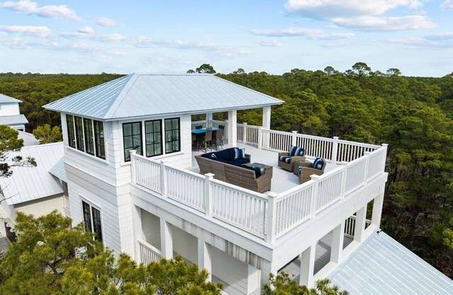 Ocean Rooftop Views~ Golf Cart, Bikes, 5 En Suites