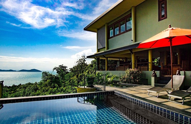 Ocean View 1 Bed Villa with Pool, Yoga/Meditation/Massage Room and FREE CAR