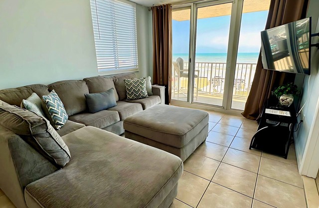 OceanFront Condo - Pool, BBQ, Steps from Flagler Ave