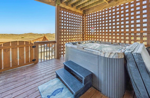 Oceanfront Dog Friendly Rodanthe Home with Private Pool, Hot Tub, and Game Room