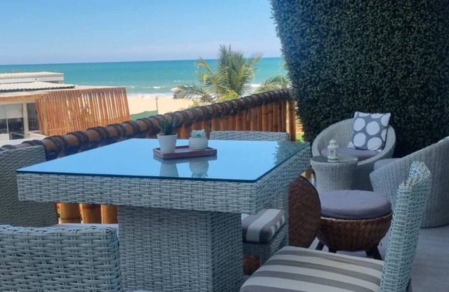 Oceanfront duplex in Zorritos with A/C, terrace, 4BR, next to Casa Andina.