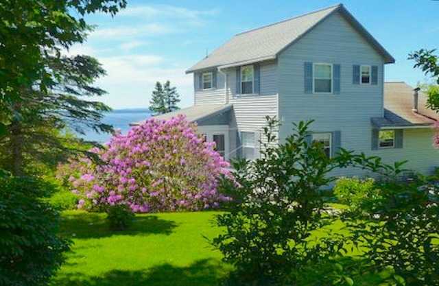 Oceanfront Home Overlooking Penobscot Bay , Castine Maine. History abounds !