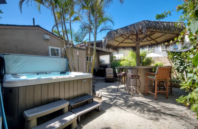 Oceanside Bungalow | Walk to Beach & Pier | Private Hot Tub + Beach Gear