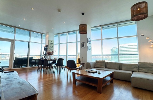 Oceanview 2BR Bliss in Al Raha – Pool & Balcony!