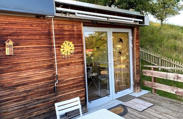 Old lf-timbered house in idyllic location at the edge of the village