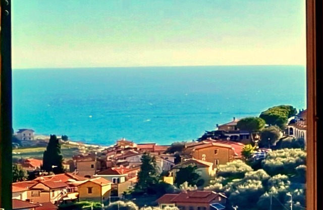 Old stone house with sea view
