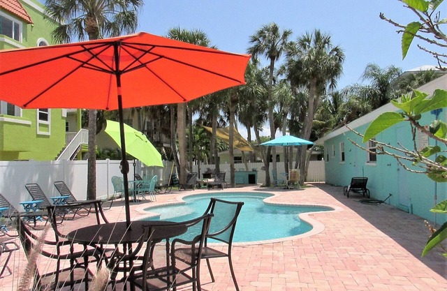 One bedroom 1 bath, pool, steps to Beach! Rent one unit or all three!