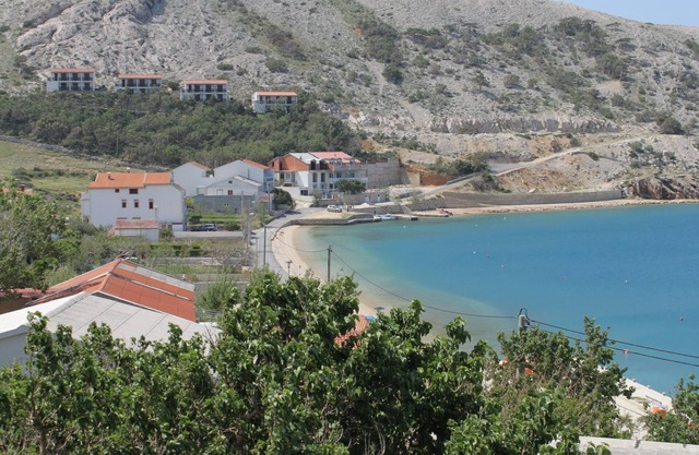 One bedroom apartment with terrace and sea view Metajna, Pag (A-6336-b)