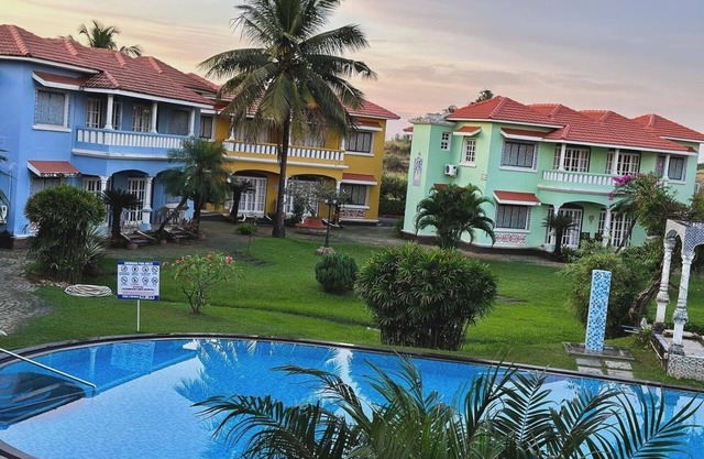 Orma By The Beach Goa , pool view , private access to the beach
