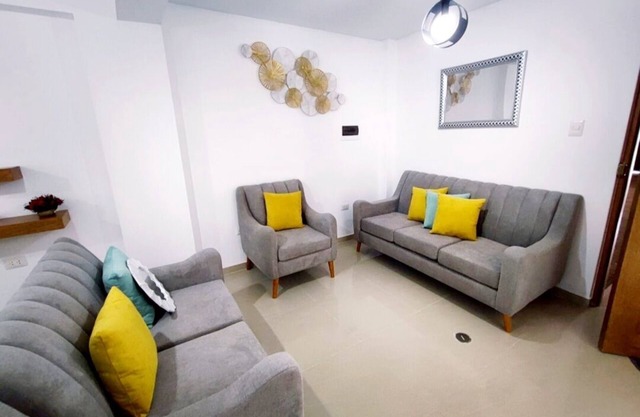 Our apartment is 3 minute walk to the beach, is new it was built in January 2023