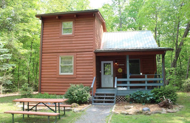 Our open 2 -story, 2- Bedroom Cabin!