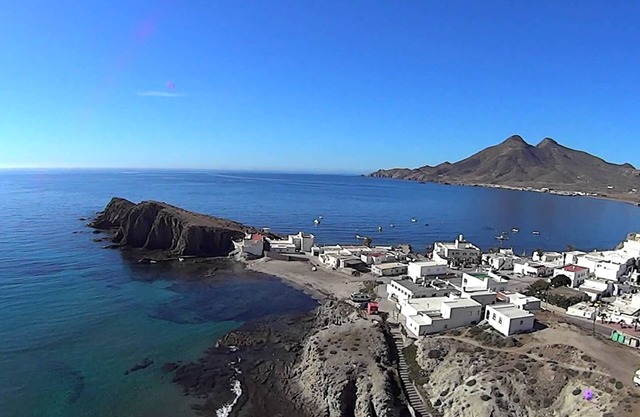 Paraiso Escondido, 1 line at the Isleta del Moro. Natural Park Cabo de Gata.