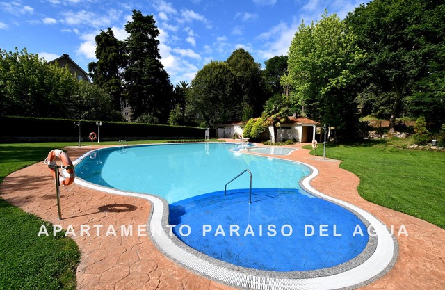 Paraiso del Agua Apartment with Pool in Mondariz Balneario