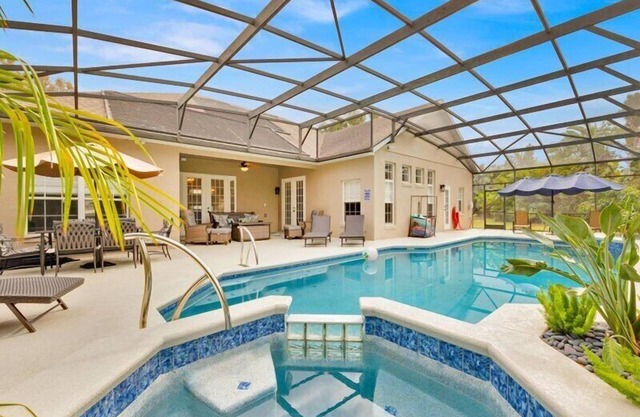 Peaceful 5BR Home with Private Pool & Hot Tub Near Disney