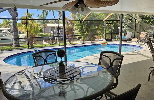 Peaceful Oasis of Cape Coral - Serene Canal Home With Pool