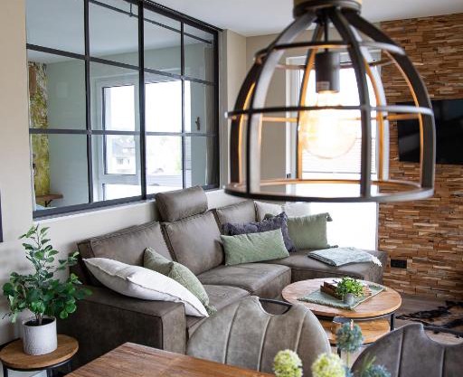 Penthouse Wohnung mit Terrasse & Sauna - Wildecker Ferienbutze