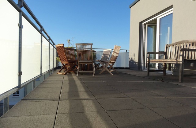 Penthouseferienwohnung mit Taunusblick