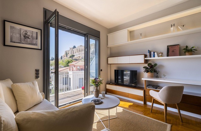 Phos, an eclectic suite with stunning Acropolis view.
