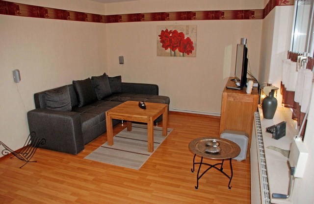 Pommernhof vacation apartment with terrace on the ground floor - Ferienwohnungen auf dem Pommernhof