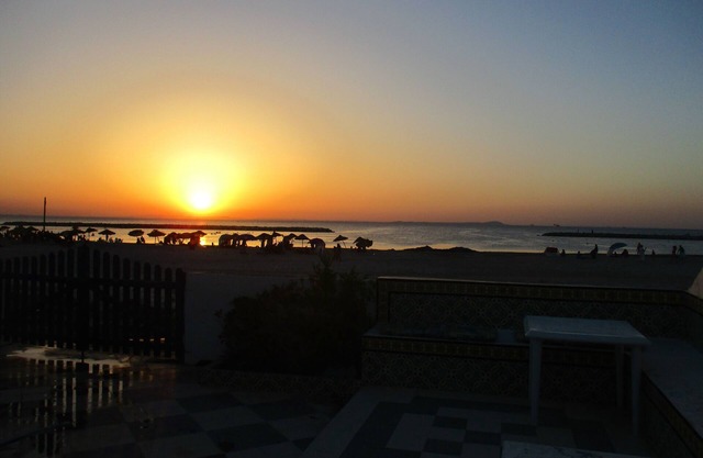 pretty duplex on the water at Soliman Plage