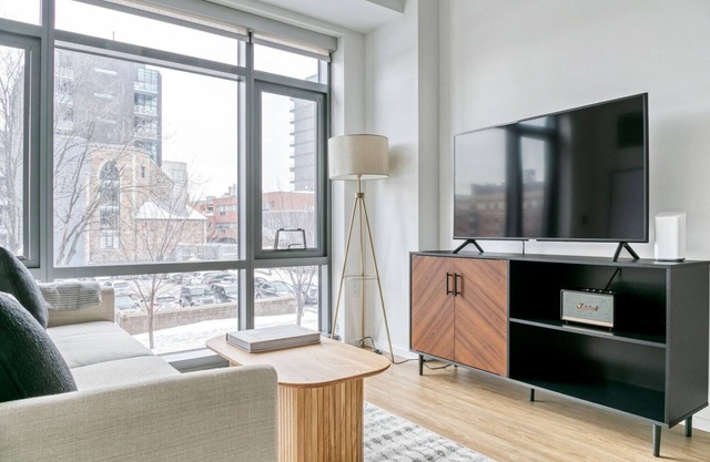 Prime NewCo South End 1BR near Ink Block w. W/D and Gym by Blueground