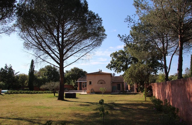 private villa with walled garden.