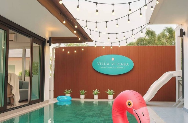 Private beach access pool villa in Pattaya