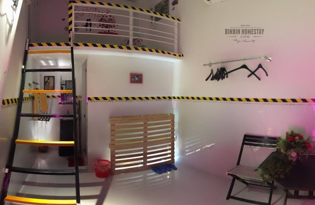 Private loft room with bathroom inside