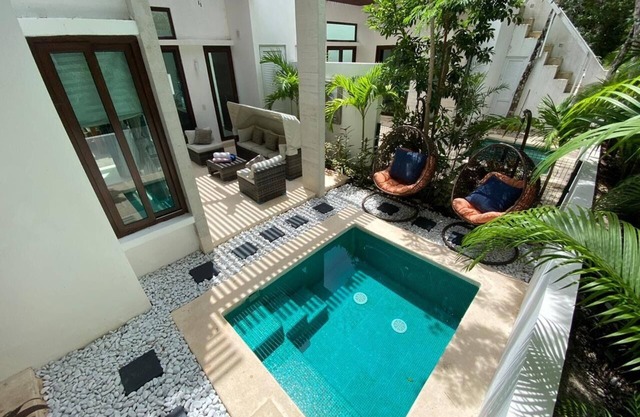 Private plunge pool, 5 ⭐️ resort access, onsite management, 24/7 security.